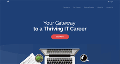Desktop Screenshot of infotechresume.com
