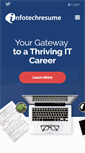 Mobile Screenshot of infotechresume.com